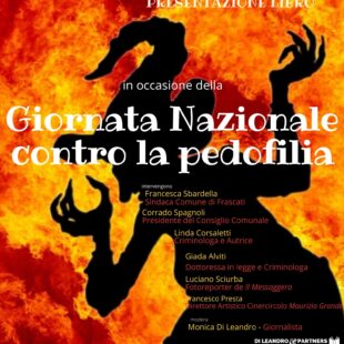 Domani 5 maggio: vi aspettiamo per la presentazione del libro “Il forno delle streghe” di Linda Corsaletti in occasione della Giornata Nazionale contro la pedofilia