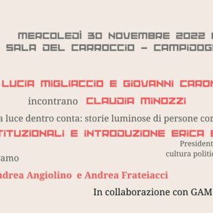 Roma: appuntamento il 30 Novembre per la presentazione del libro La luce dentro conta - Storie di persone con la sclerosi multipla